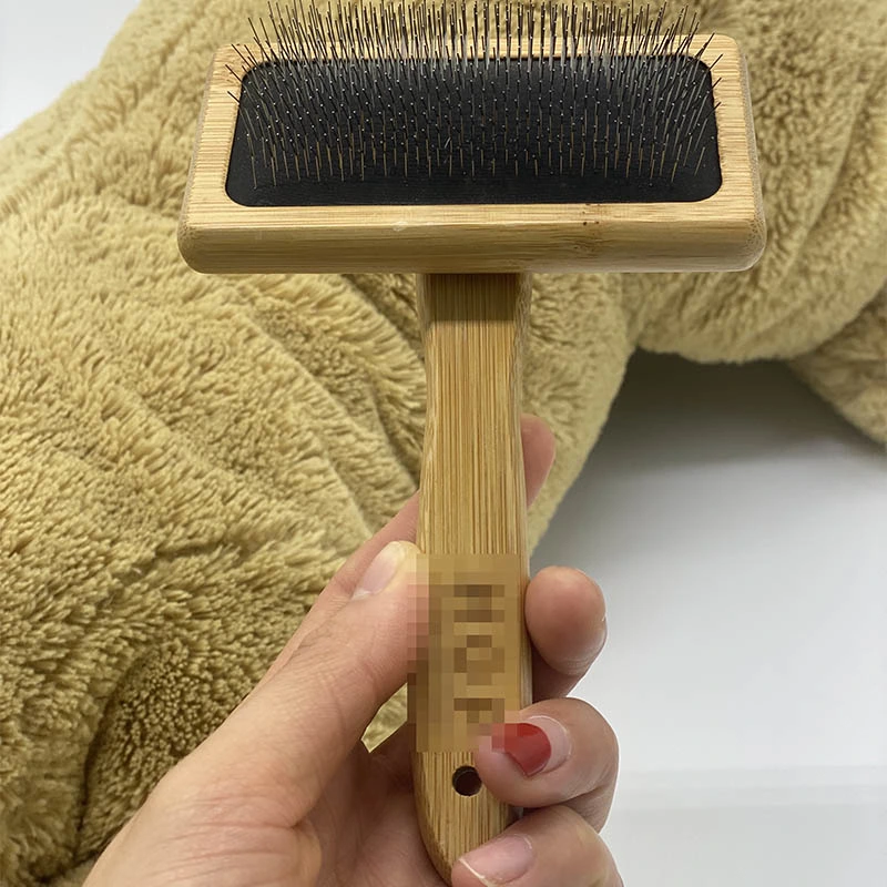 Deshedding Tools for Dog and Cat Bamboo Brush