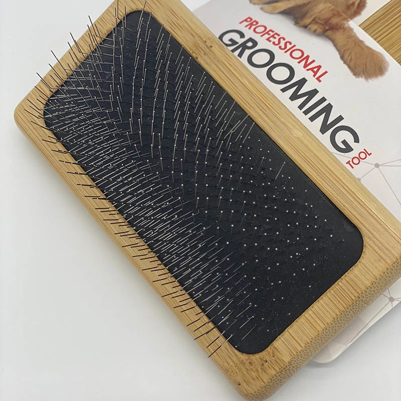 Deshedding Tools for Dog and Cat Bamboo Brush