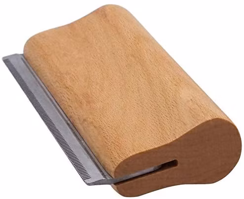 Brosse de toilettage en bois pour animaux de compagnie en bambou, outil de toilettage pour démêlage